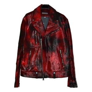 John Varvatos Chelsea Biker Jacket Size 56 Rare!